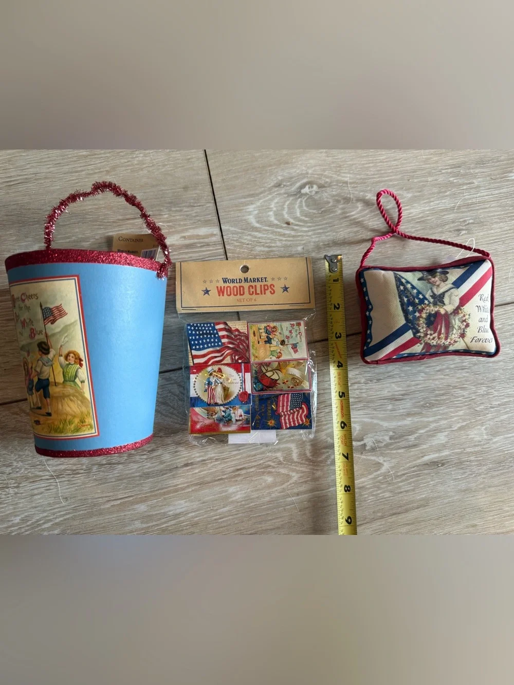 Cost Plus World Market Patriotic Party Set - July 4th, americas 250th, vintage
